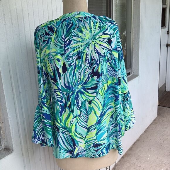 Lilly Pulitzer, Matilda silk top - Picture 3 of 5